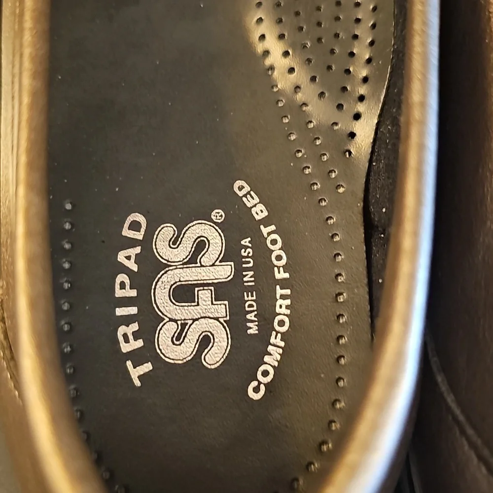 SAS Metro‎ Pewter Leather Loafer With Horsebit Detail